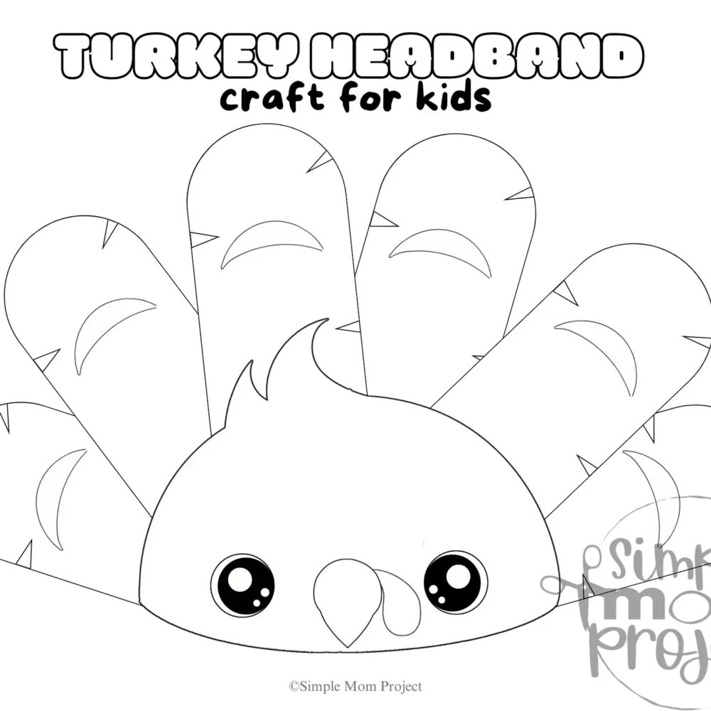 Free Printable Turkey Headband Template