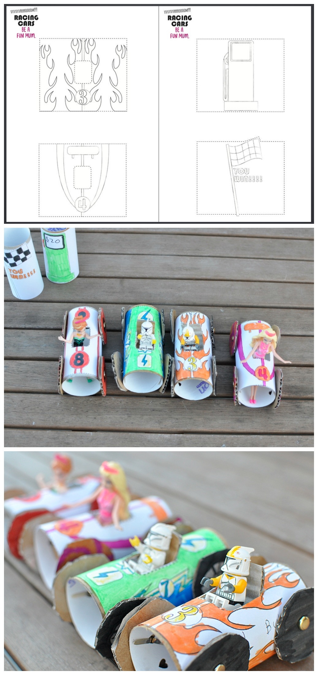 Toilet Roll Cars Printable Be A Fun Mum