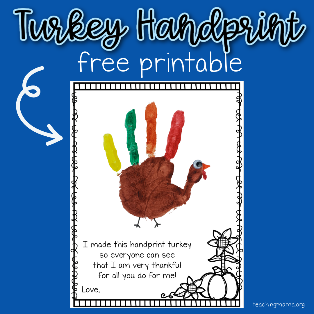 Free Printable Turkey Feet Template