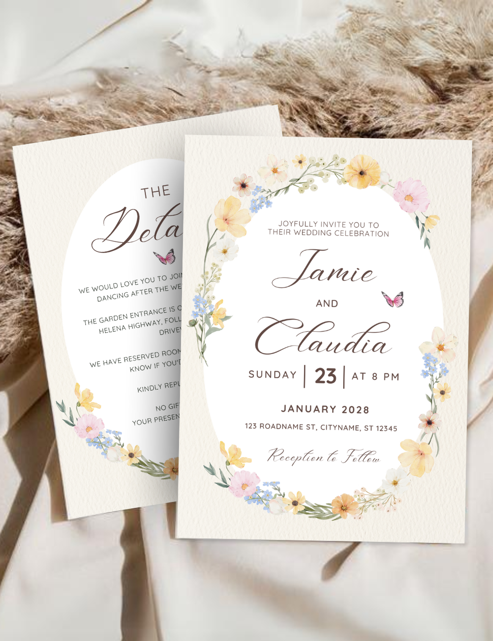 Free Printable Wedding Invitation Templates