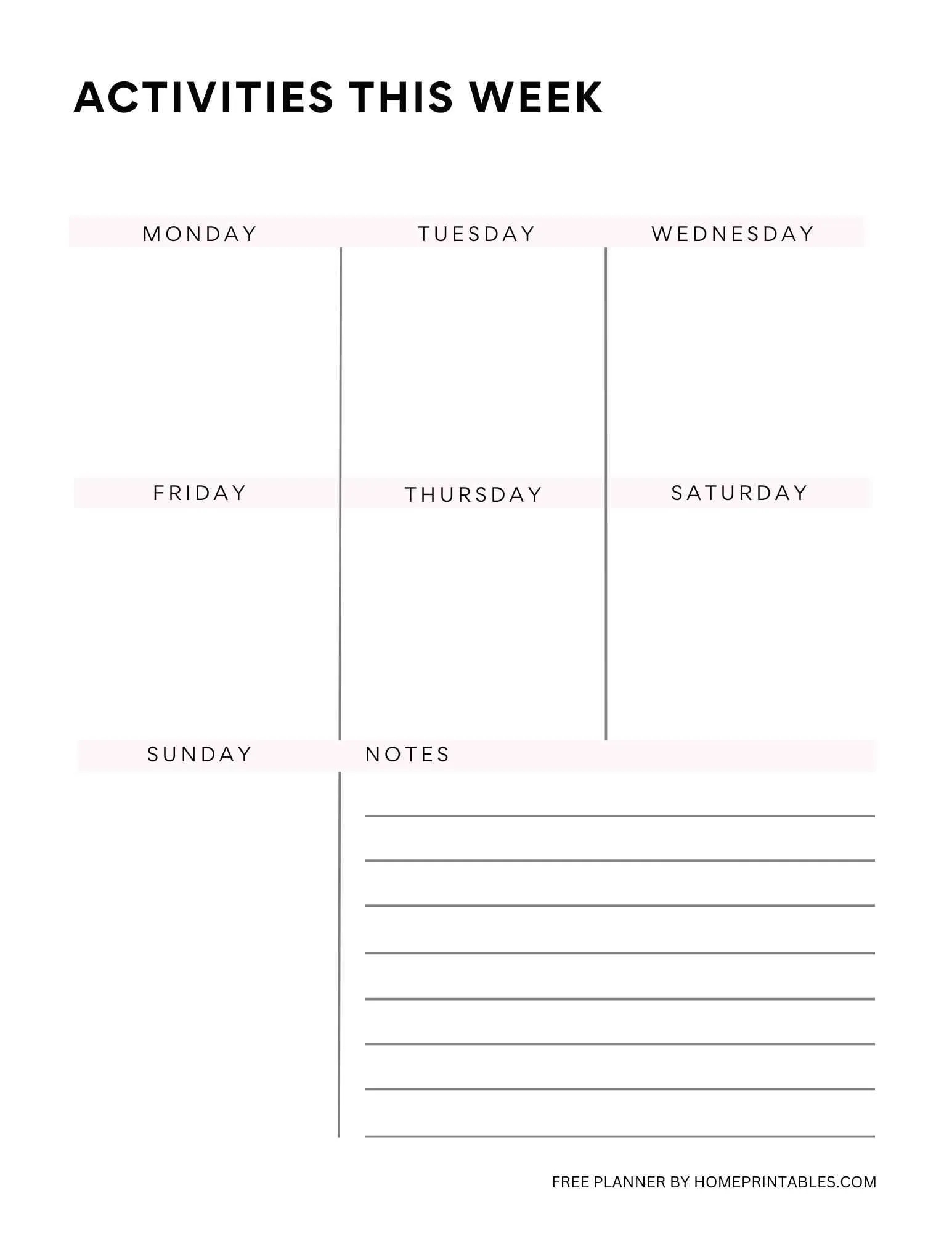 Free Printable Templates Free Download