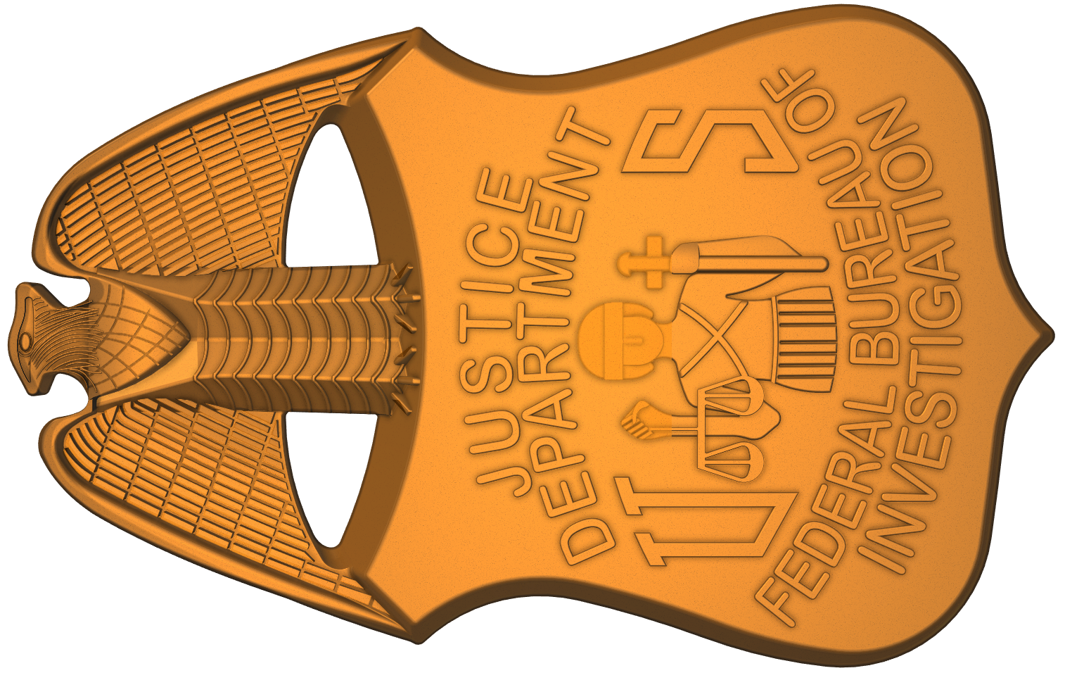 X Files FBI Badge Freelance CAD Designer Project Freelance 3D Printing Design Cad Crowd