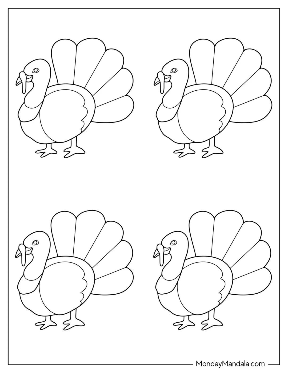 62 turkey templates free pdf printables