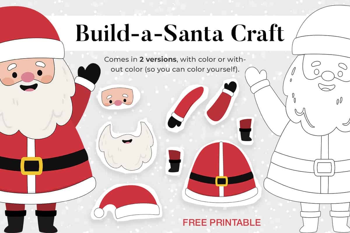 Free Santa Templates Printable