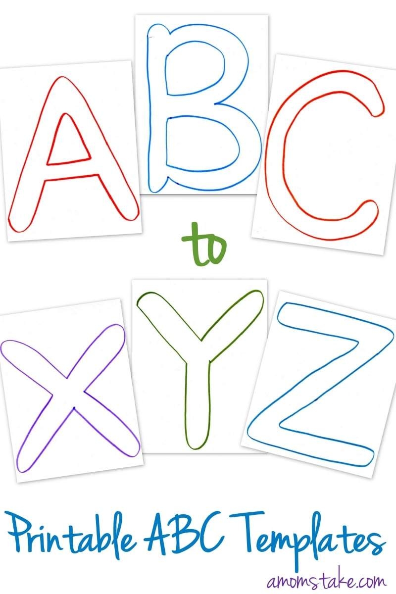 Free Printable Alphabet Template