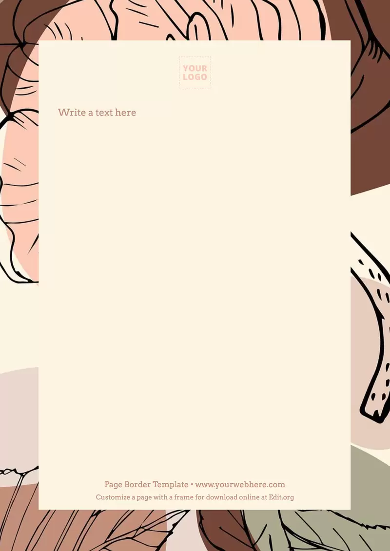 free printable page border templates