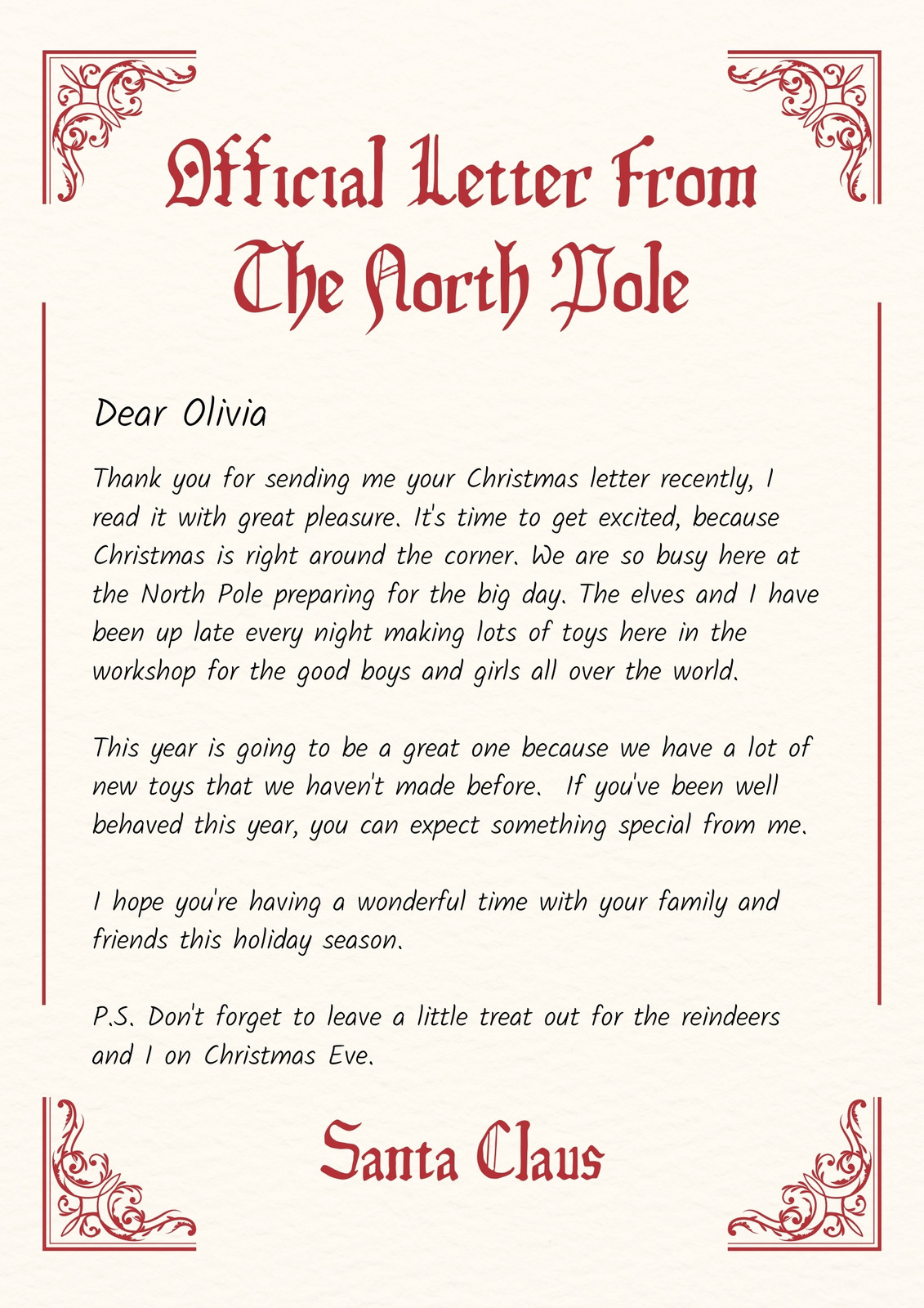 free printable santa letter templates you can customize canva
