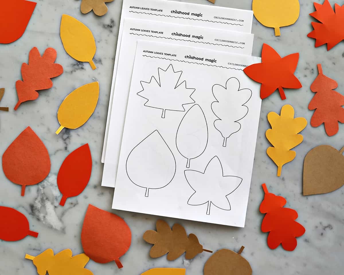 leaf outline childhood magic