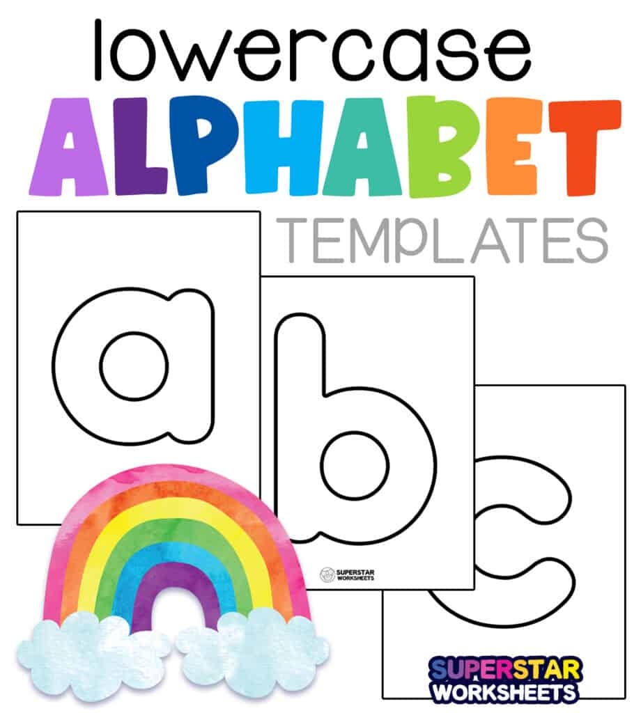 printable alphabet letters superstar worksheets